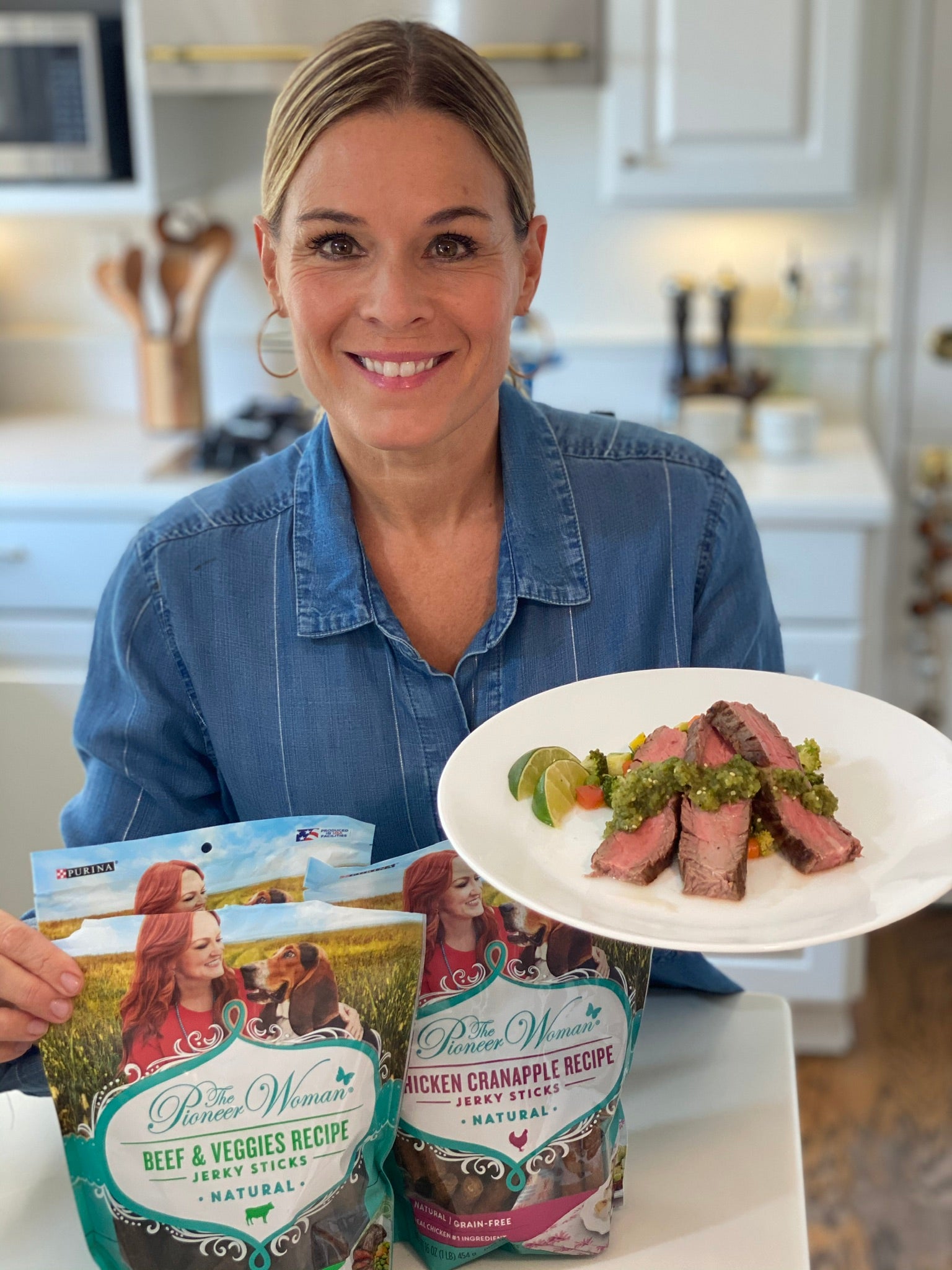 Cat Cora's Flank Steak with Fresh Vegetable Salsa