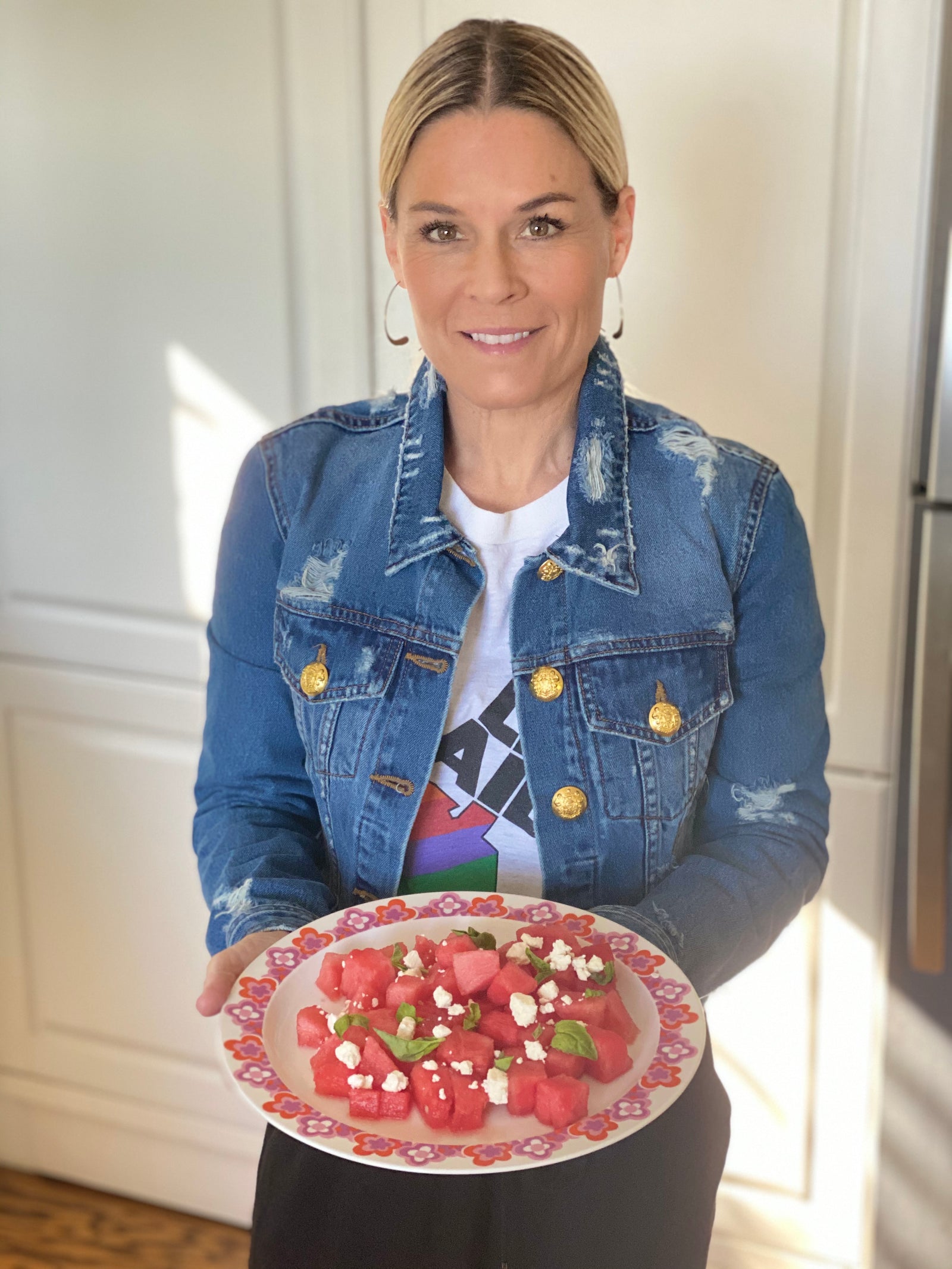 Cat Cora’s Watermelon, Tomato, Mint, and Feta Salad