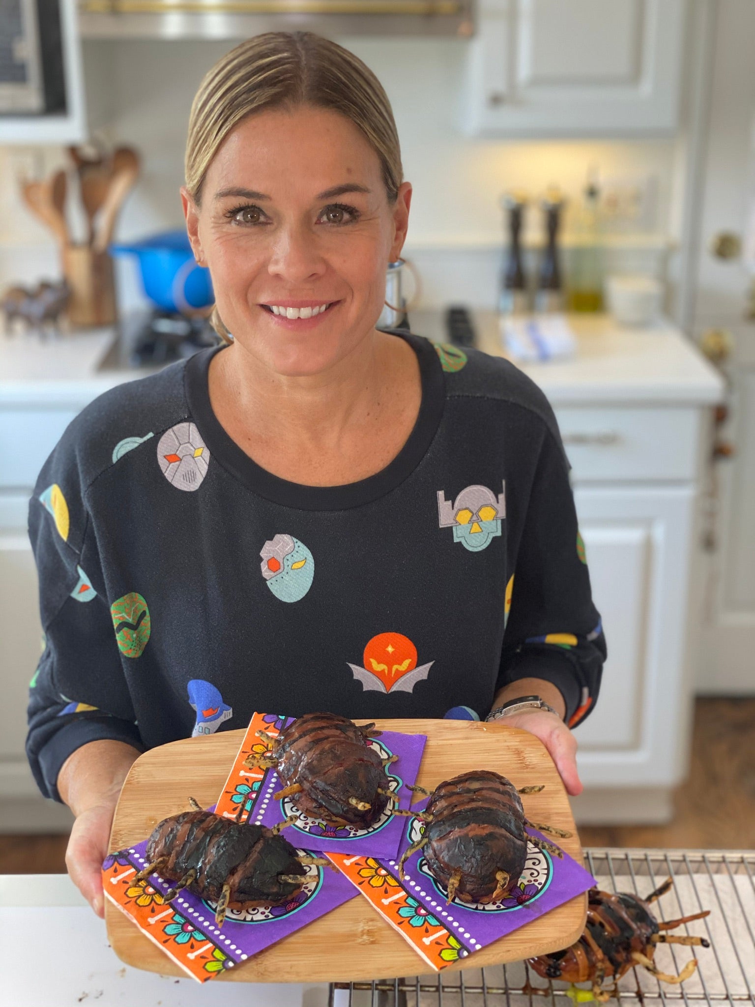 Cat Cora’s Cockroach Boston Cream Filled Doughnuts
