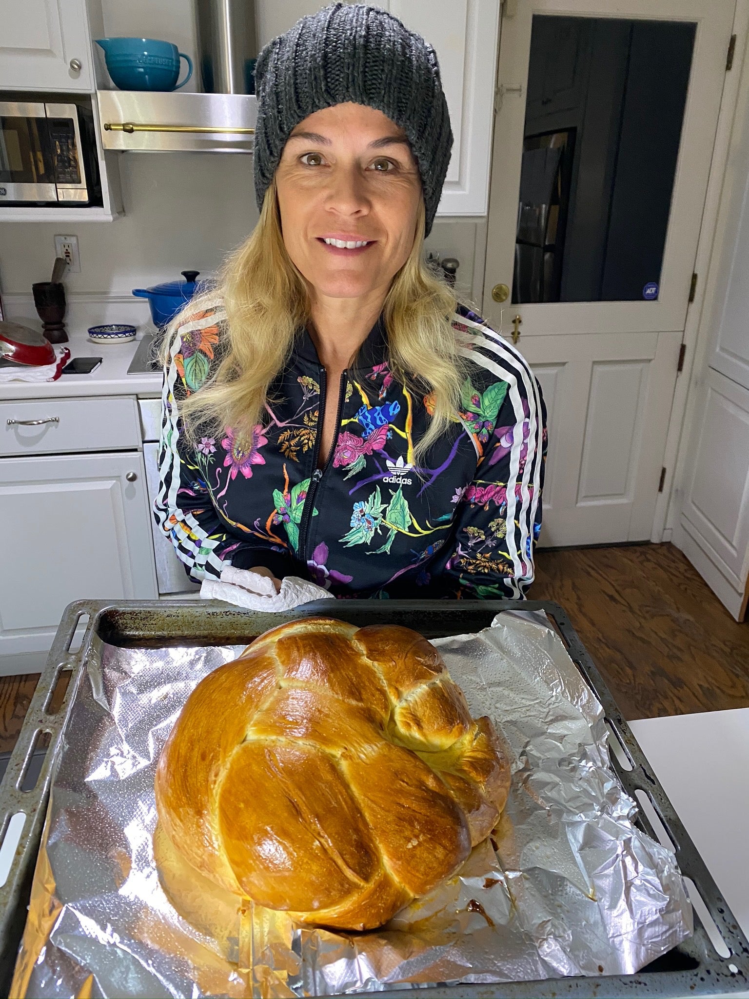 Cat Cora’s Tsoureki Greek Sweet Holiday Bread