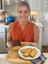 Cat Cora’s Apple Cider & Candied Ginger Loaf Cakes with Apple Cider Glaze Dipping Sauce