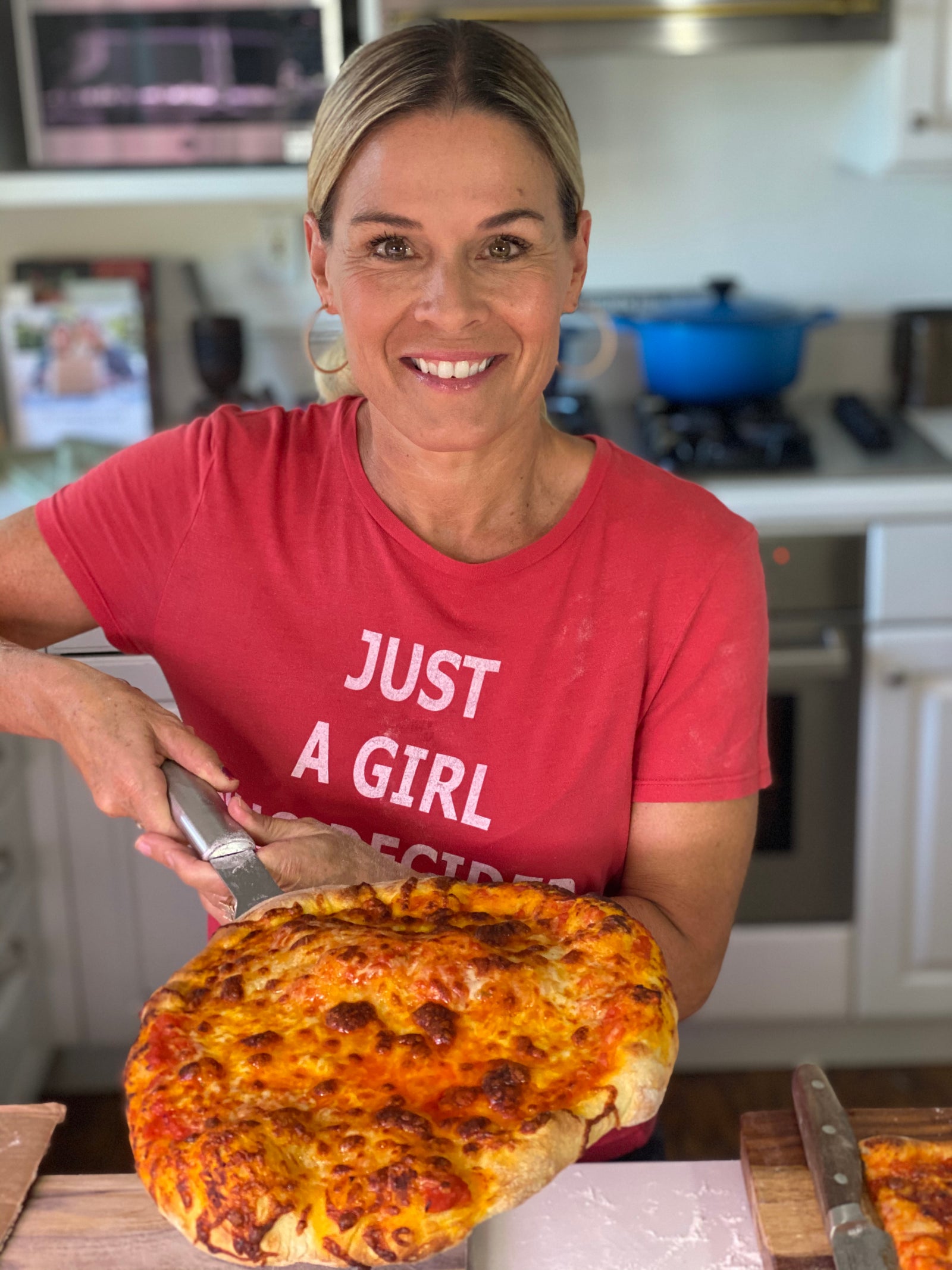 Cat Cora’s Cheese Pizza