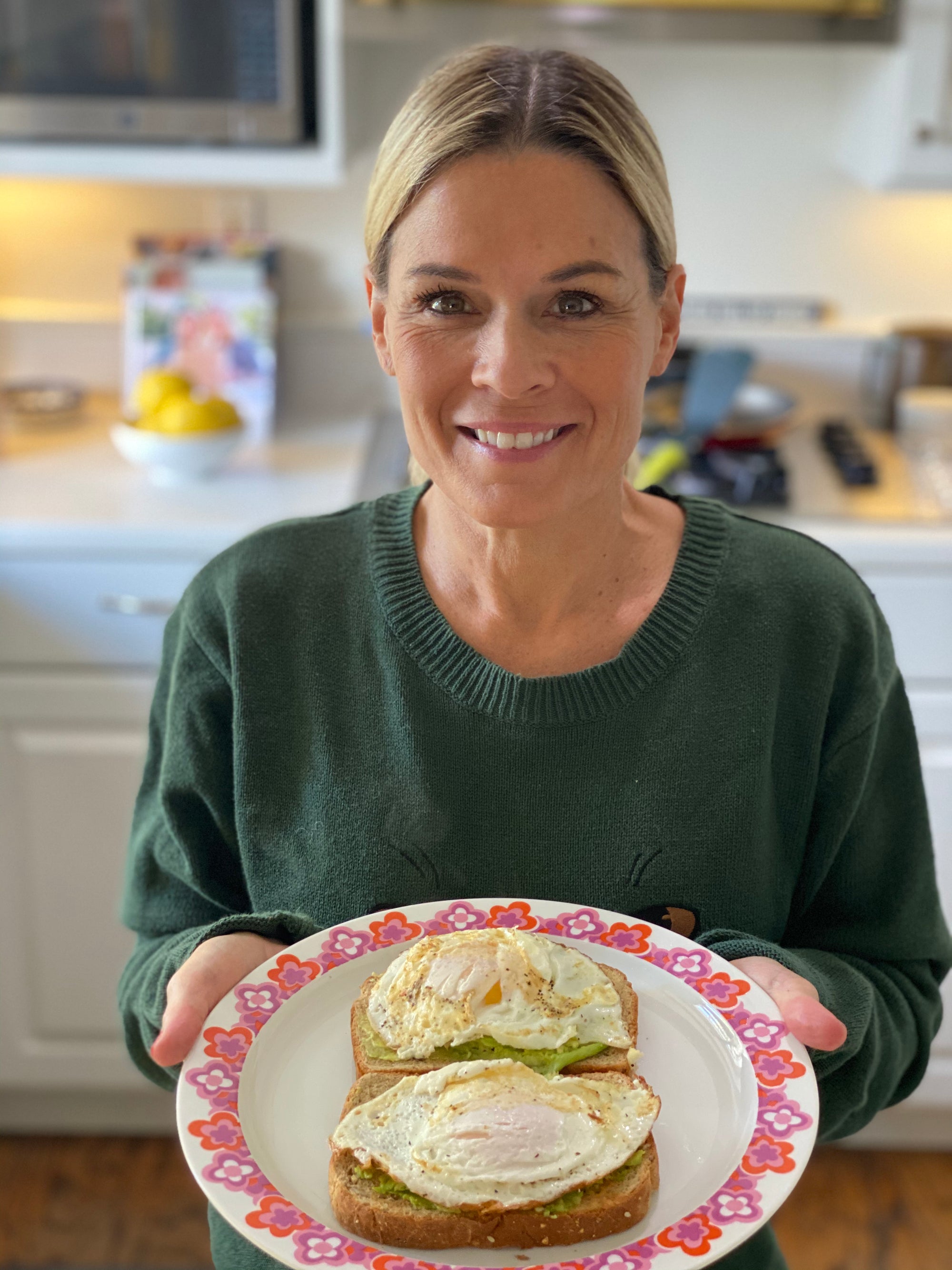 Cat Cora’s Avocado Toast with an Over-Easy Egg