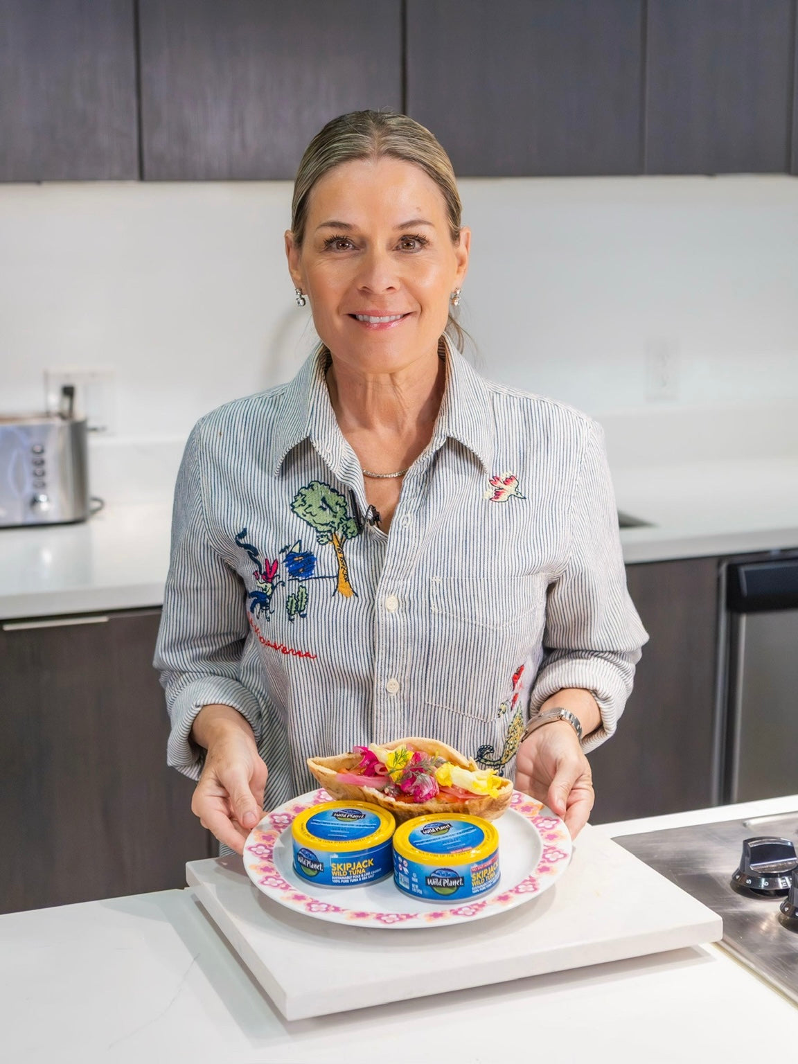 Cat Cora’s Elevated Mediterranean Tuna Sandwich