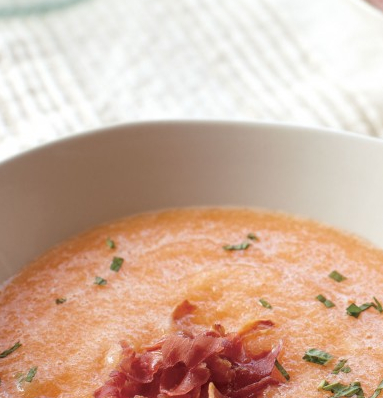 Melon Soup with Crispy Prosciutto - Global Chef Enterprises