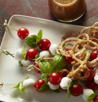 Tomato Mozzarella Skewers