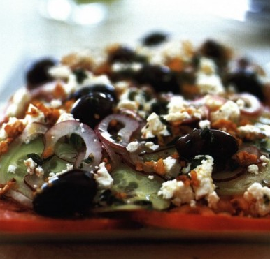 Tomato, Cucumber & Feta Salad