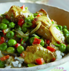 Easy Chicken Curry With Peas
