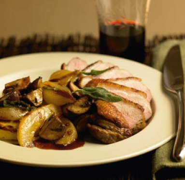 Muscovy Duck Breasts with Black Rice