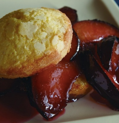 Roasted Plum Shortcakes
