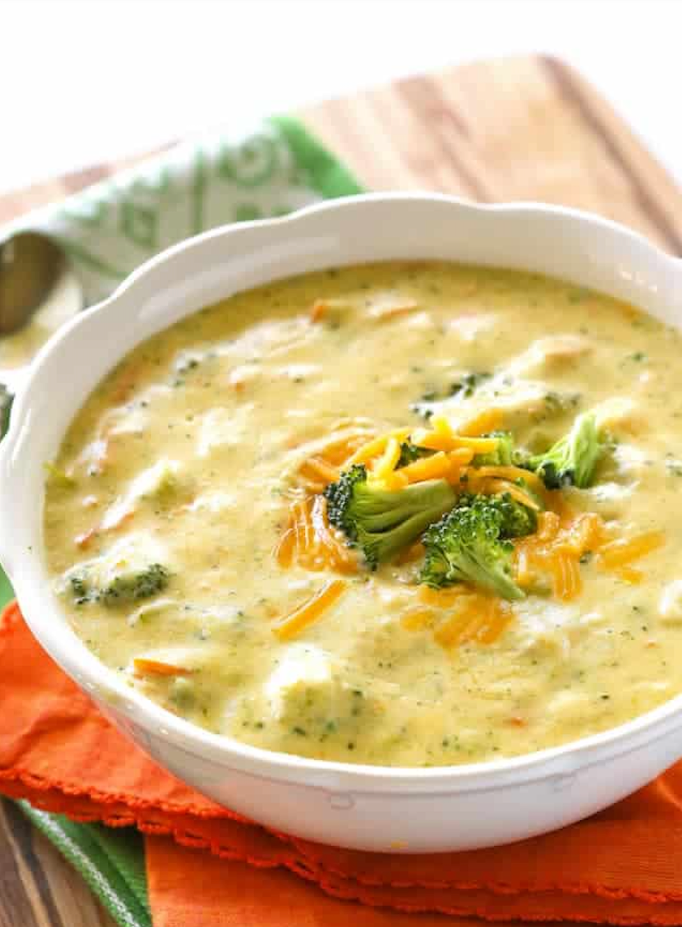 Cat Cora's Copycat Panera Bread Broccoli Cheddar Soup