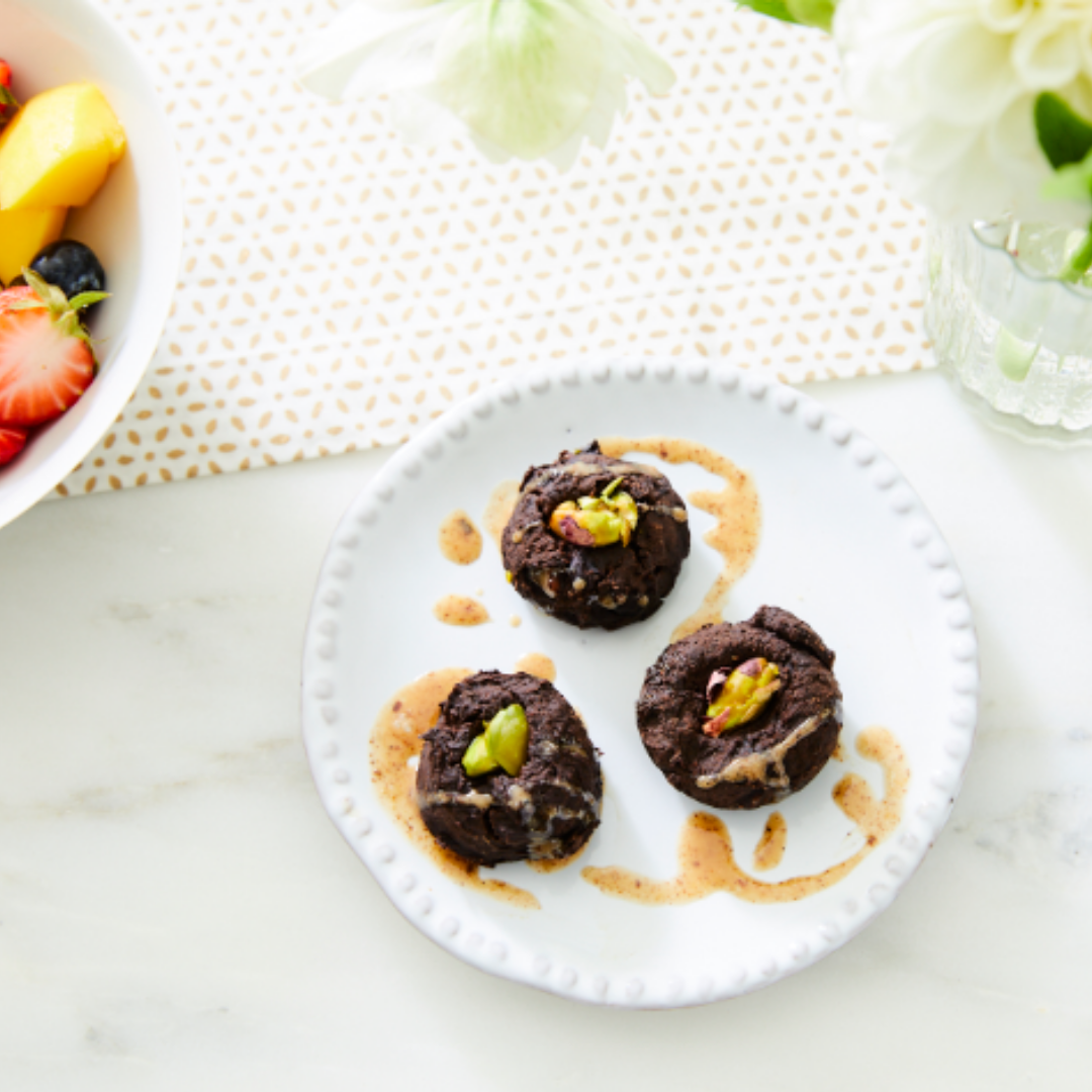 WW Toasted Pistachio Brownie Bites