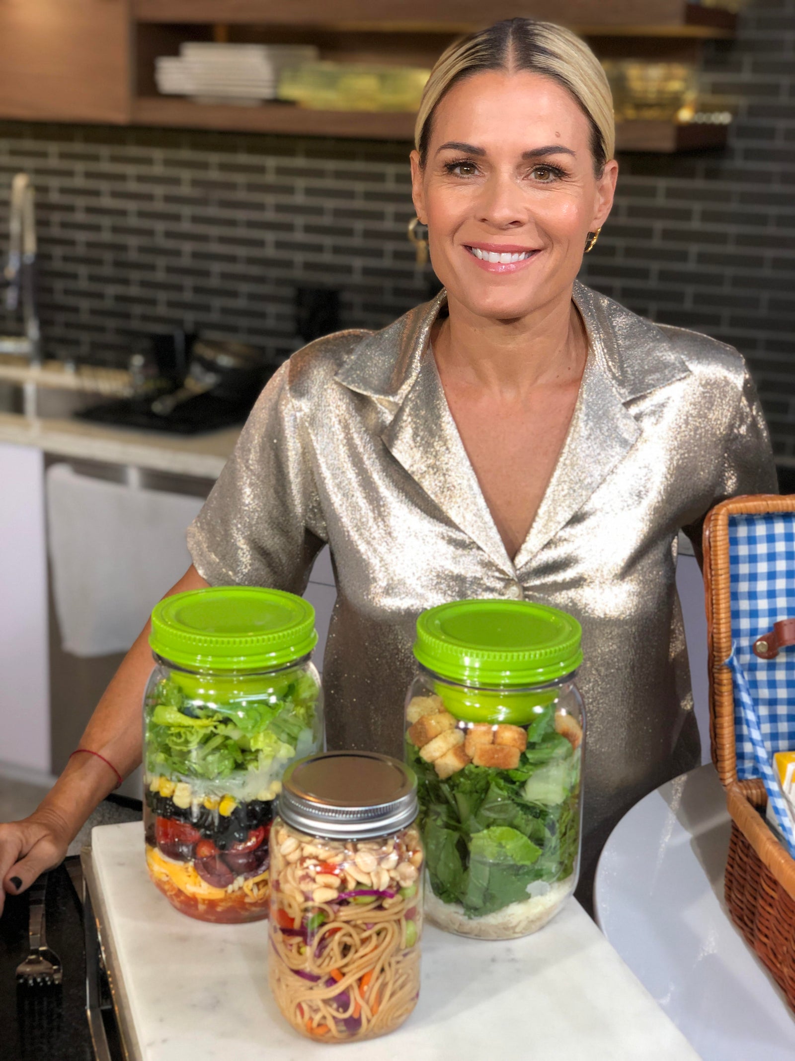 Cat Cora's Sesame Ginger Noodle Jar