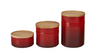 LE CREUSET STORAGE CANISTERS, SET OF 3
