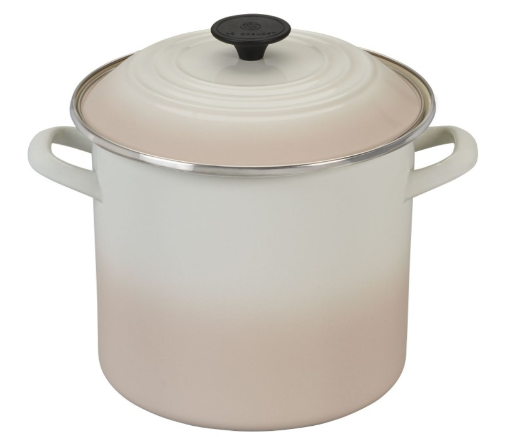 LE CREUSET Stockpot in Meringue